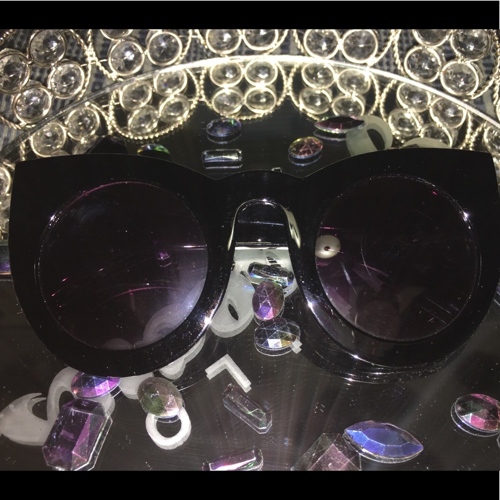 Black Cat Eye Sunglasses